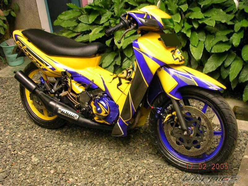 Modifikasi Motor Cross Suzuki Satria 2 Tak
