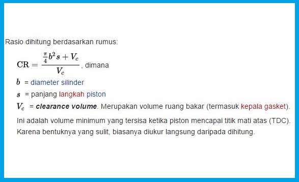 Rasio Kompresi Pada Mesin Suzuki Nex Ii
