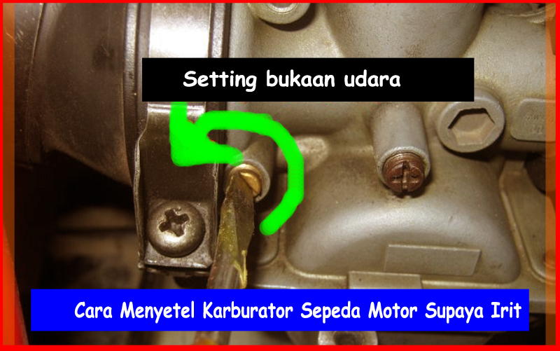 Cara Setting Angin Karburator Motor
