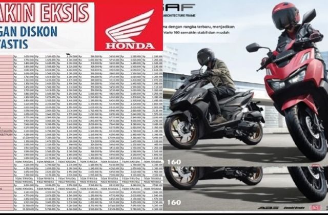 Brosur Kredit Motor Honda Vario 150
