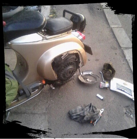Cara Memperbaiki Vespa Susah Hidup

