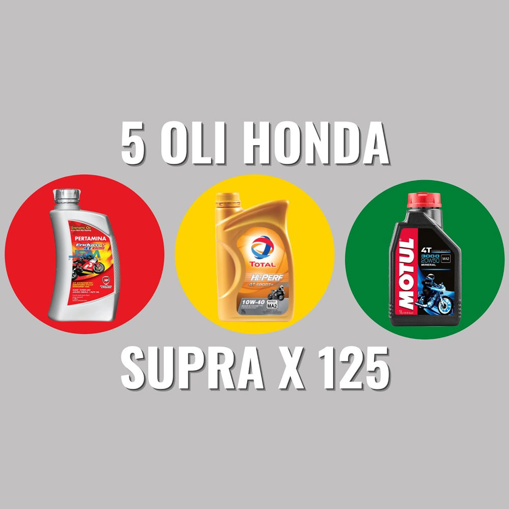 Kapasitas Oli Mesin Supra X 125 Fi
