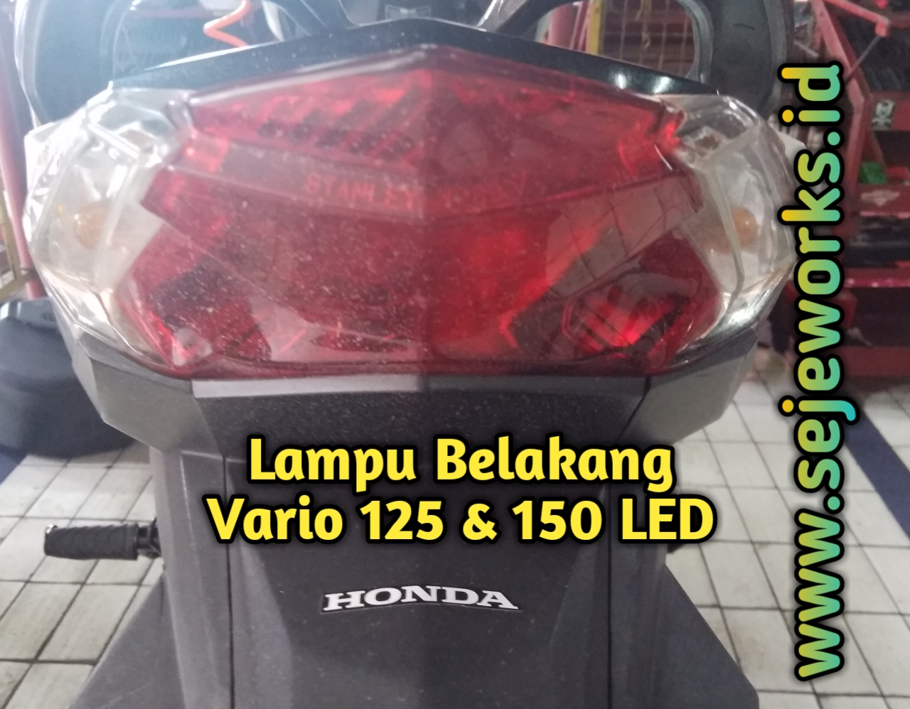 Cara Mengganti Lampu Senja Vario 150
