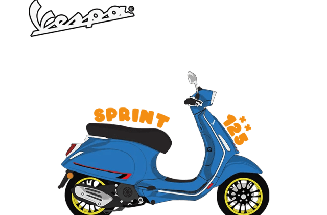 Vespa Sprint Vector
