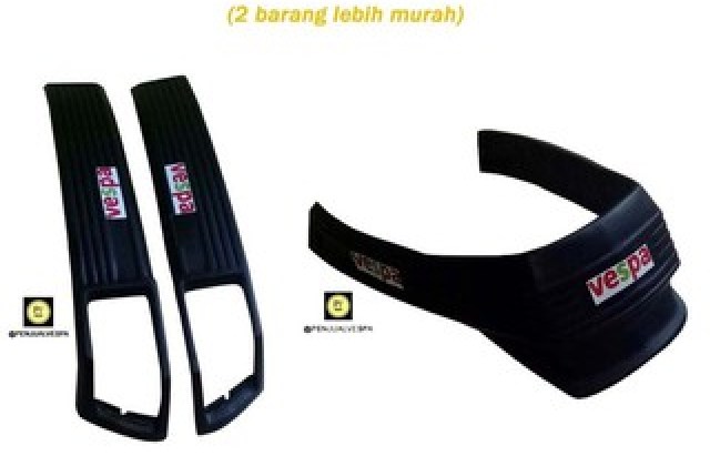 Penampakan Mudguard Vespa

