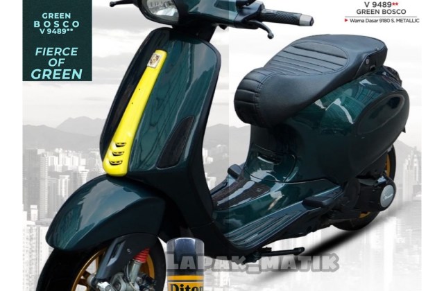Vespa Matic Warna Pastel
