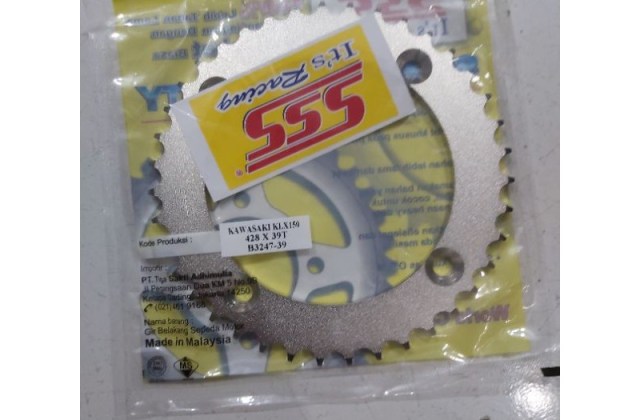 Ukuran Gear Klx
