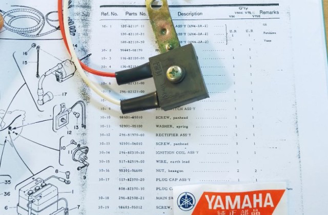 Jalur Kiprok Yamaha V80
