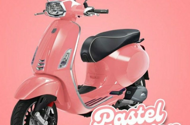 Vespa Matic Warna Pink
