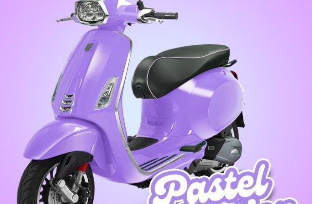 Vespa Warna Pastel
