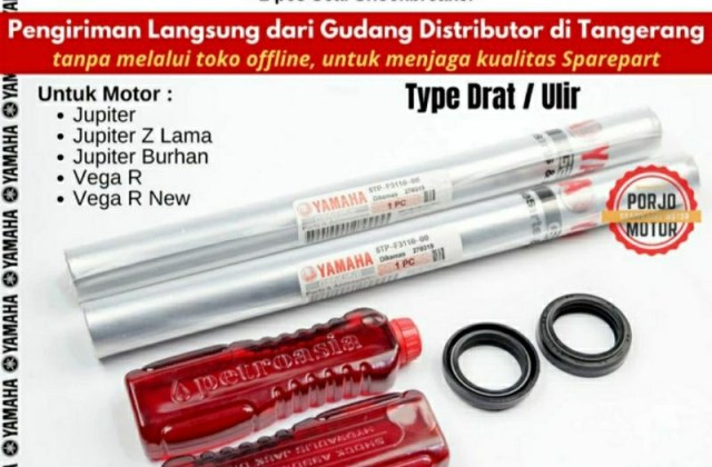 Ukuran Oli Shock Depan Jupiter Z
