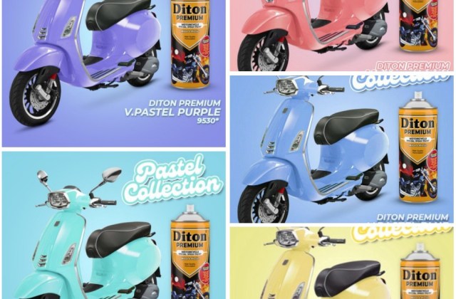 Vespa Warna Mint
