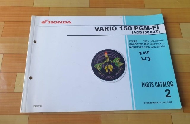 Catalog Honda Vario 150
