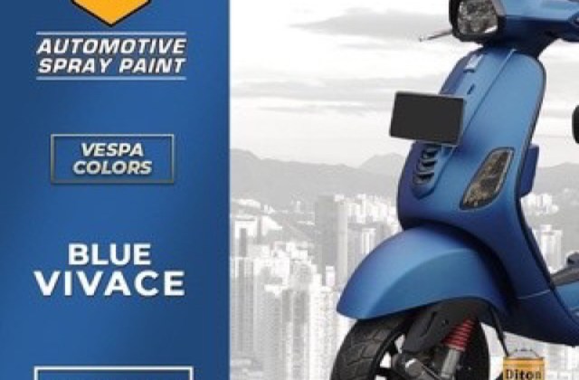 Vespa Warna Biru Doff
