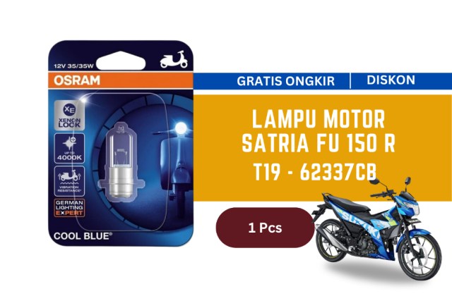 Ukuran Bohlam Lampu Depan Suzuki All New Satria F150
