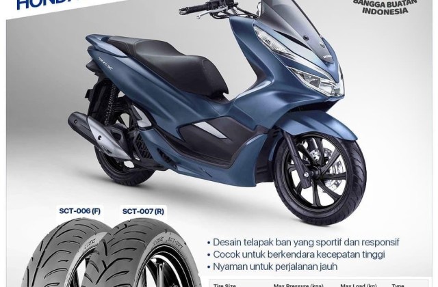 Ukuran Ban Depan Pada Honda Pcx
