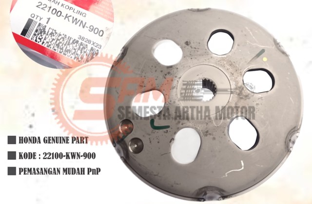 Bubut Rumah Kopling Ganda Motor Matic

