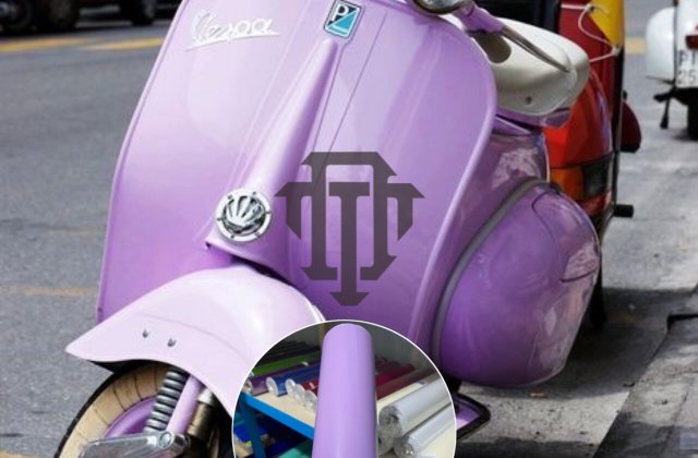 Vespa Matic Warna Ungu Lilac
