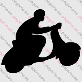 Vespa Vector Silhouette
