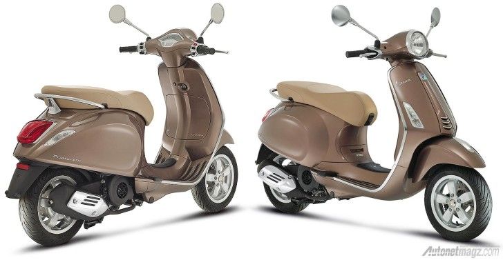 Vespa Matic Warna Coklat
