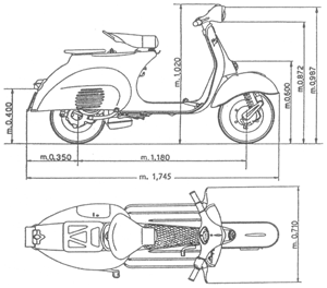 Vespa Blue Print
