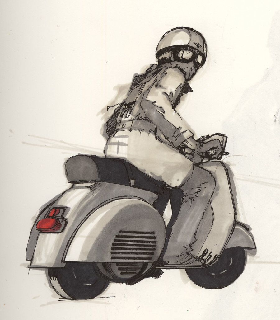 Vespa Sketch
