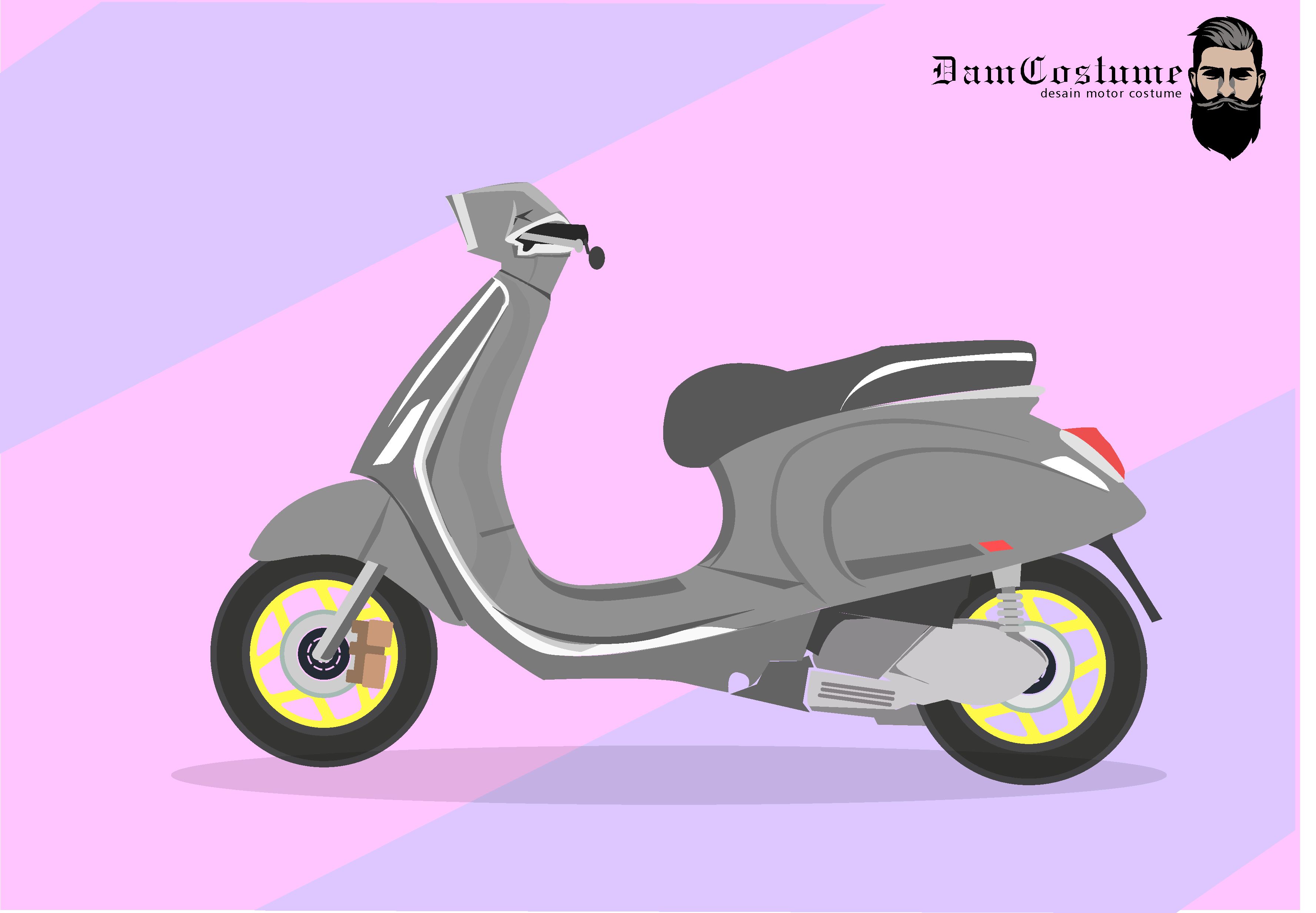 Vector Vespa Matic
