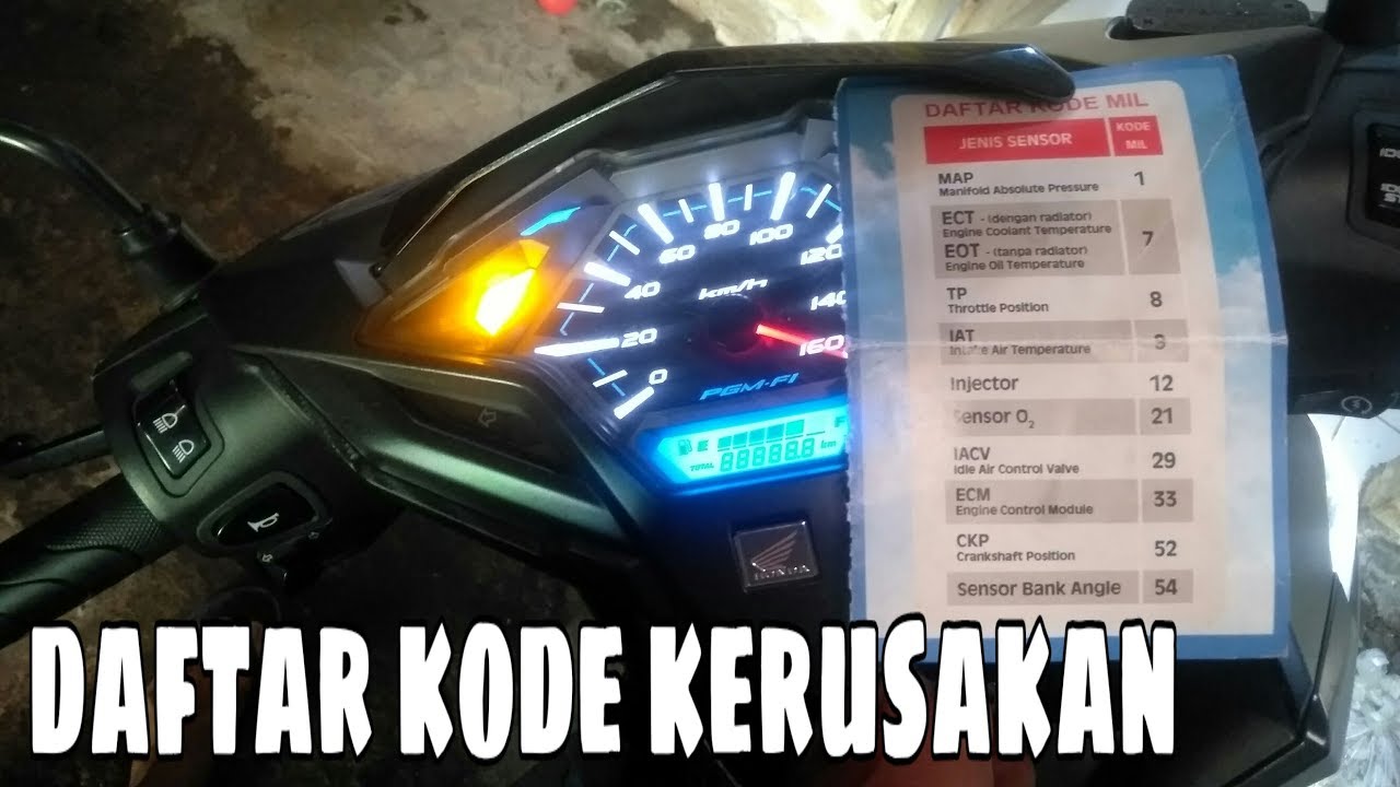 Kode Mil 8 Vario 125
