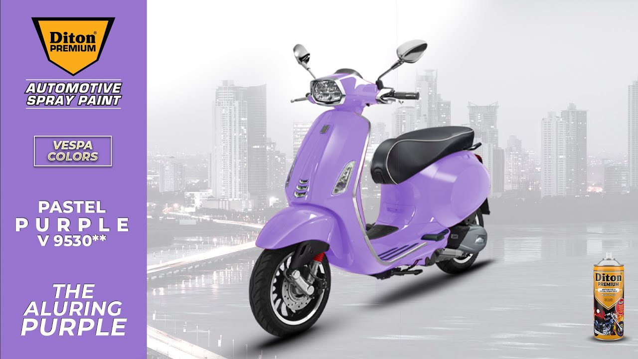 Vespa Matic Warna Lilac
