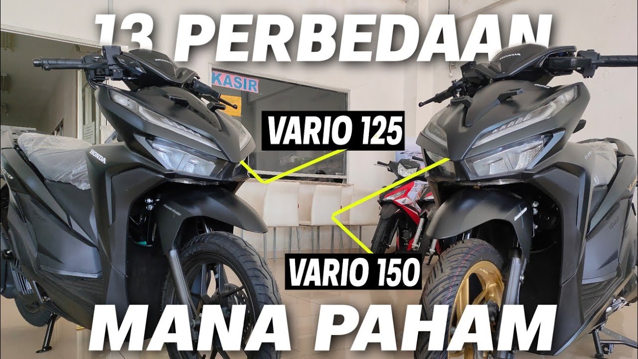 Perbedaan Rasio Vario 125 Dan 150
