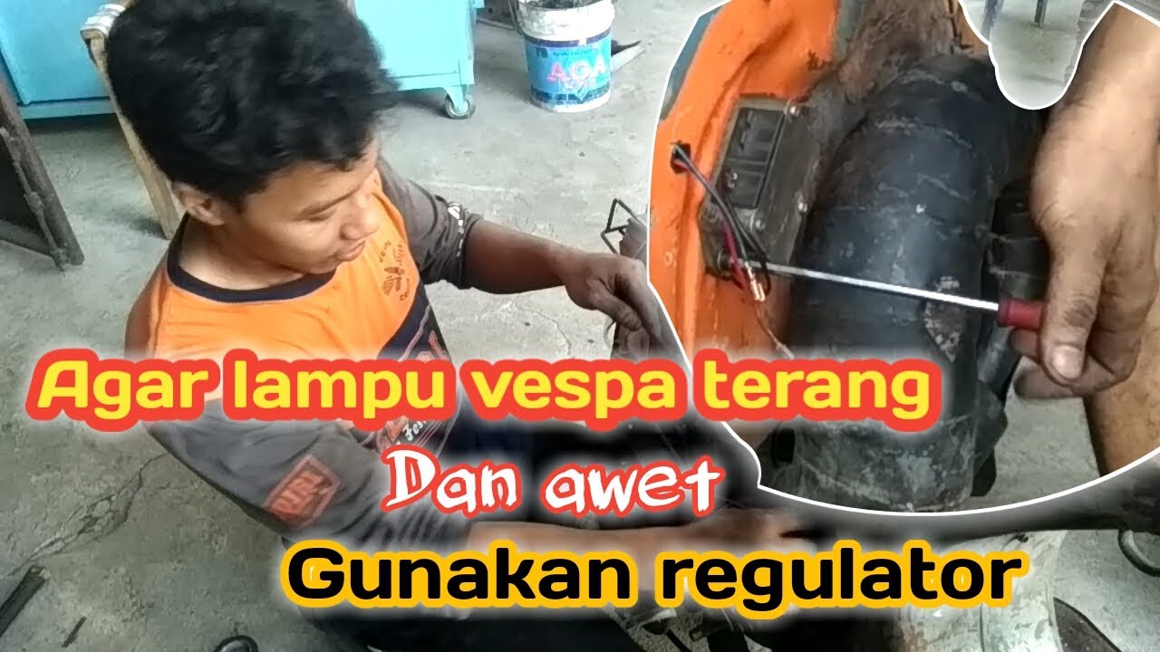 Cara Memasang Kiprok Vespa
