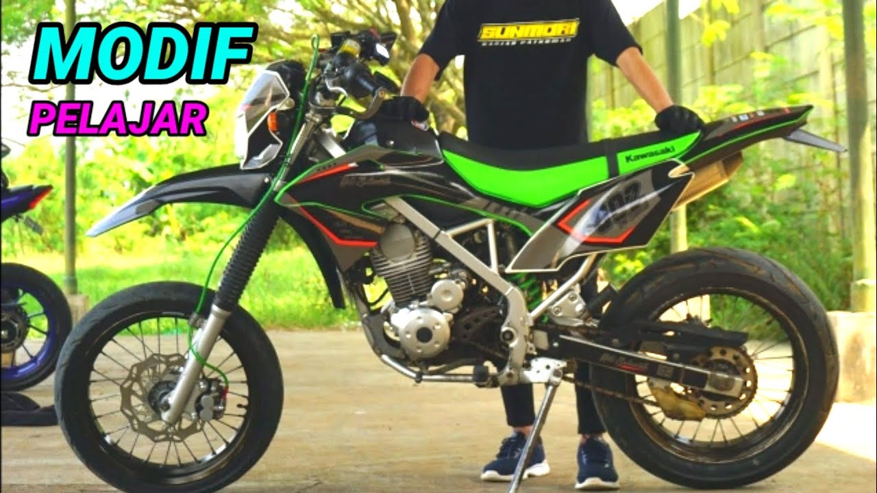 Modifikasi Kawasaki Klx 150 Jadi Supermoto
