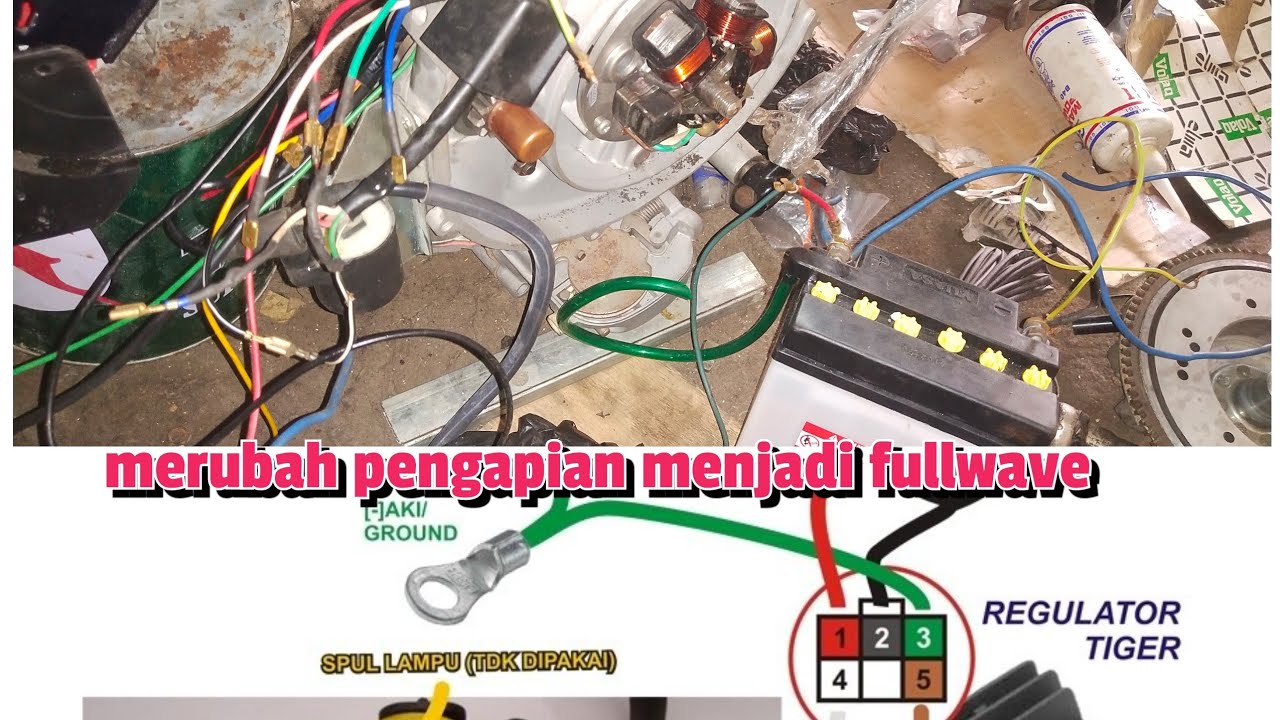 Cara Pasang Kabel Lampu Vespa
