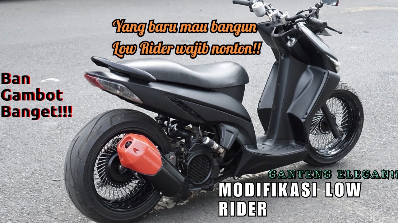 Modifikasi Honda Vario 150 Street Racing Low Rider
