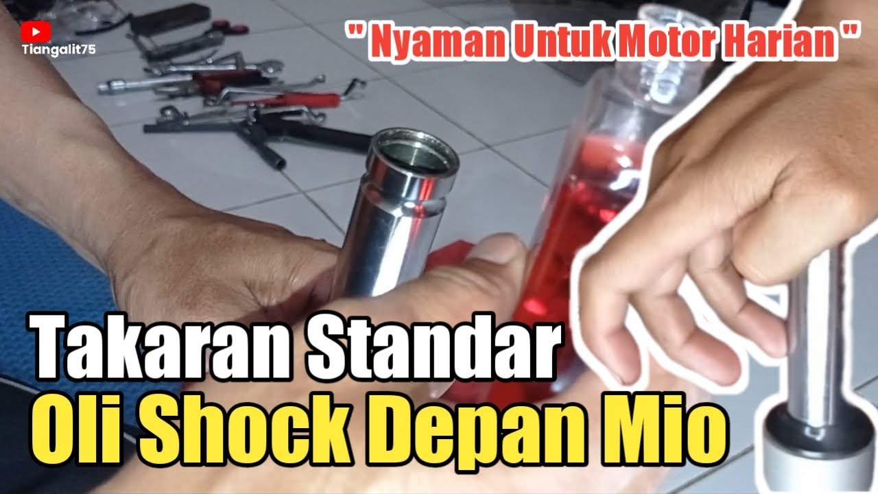 Takaran Oli Shock Depan Scorpio
