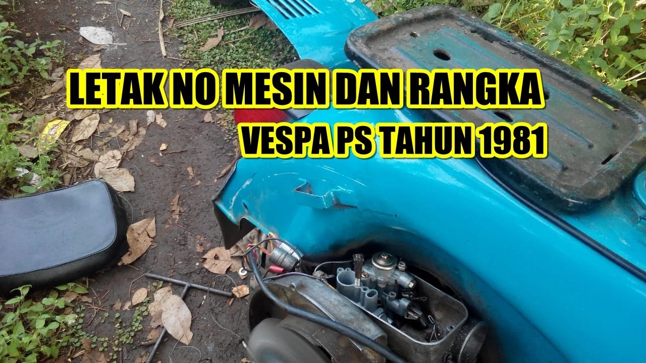 Nomor Rangka Vespa Sprint
