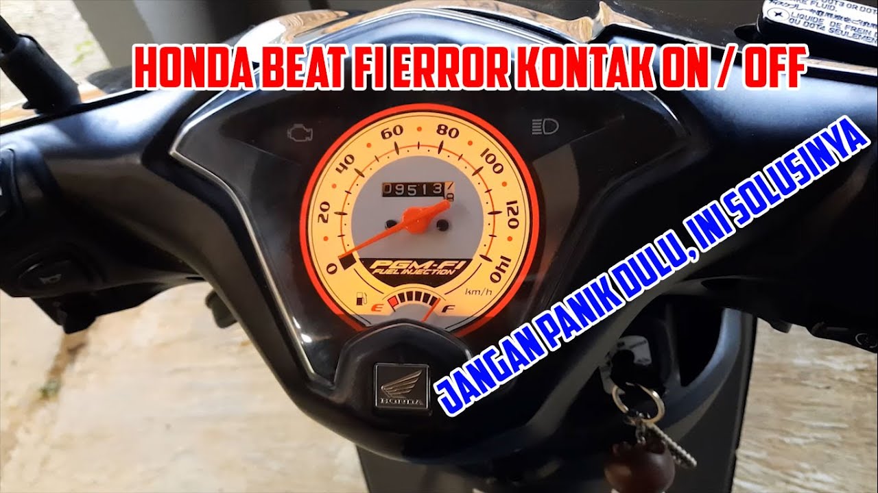 Cara Mengatasi Lampu Injeksi Menyala Terus Pada Motor Beat
