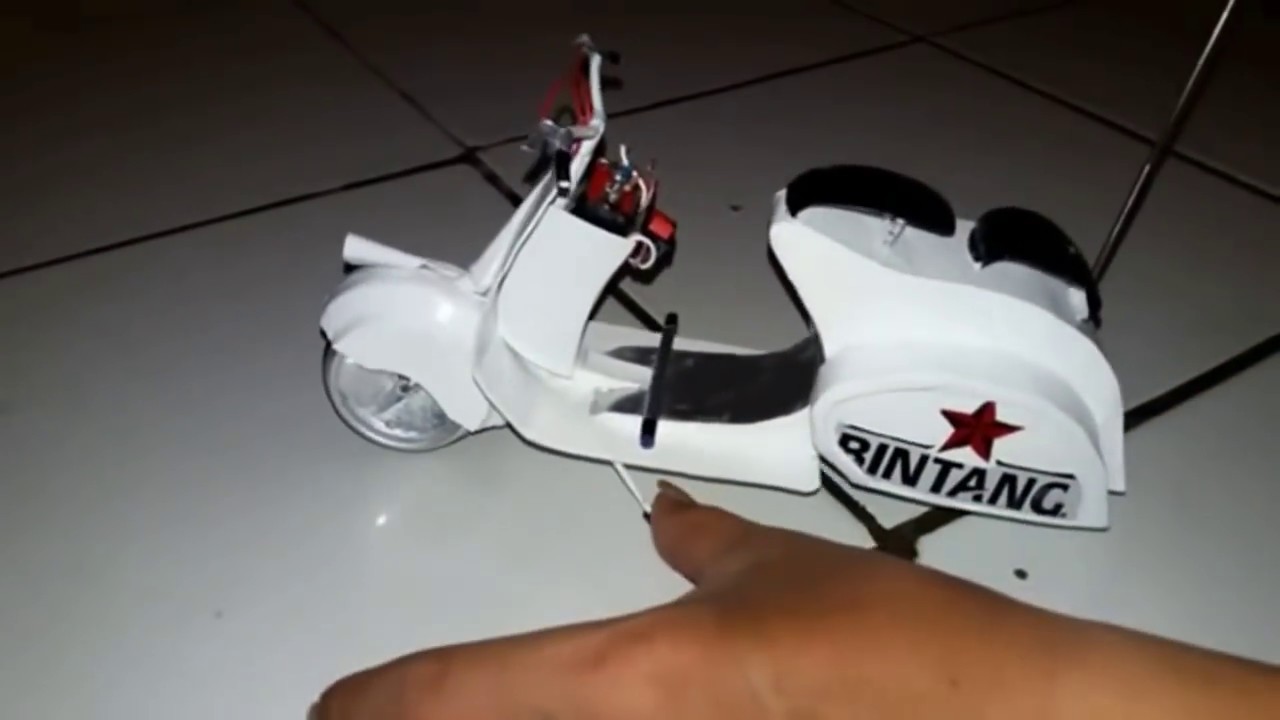 Cara Buat Miniatur Vespa
