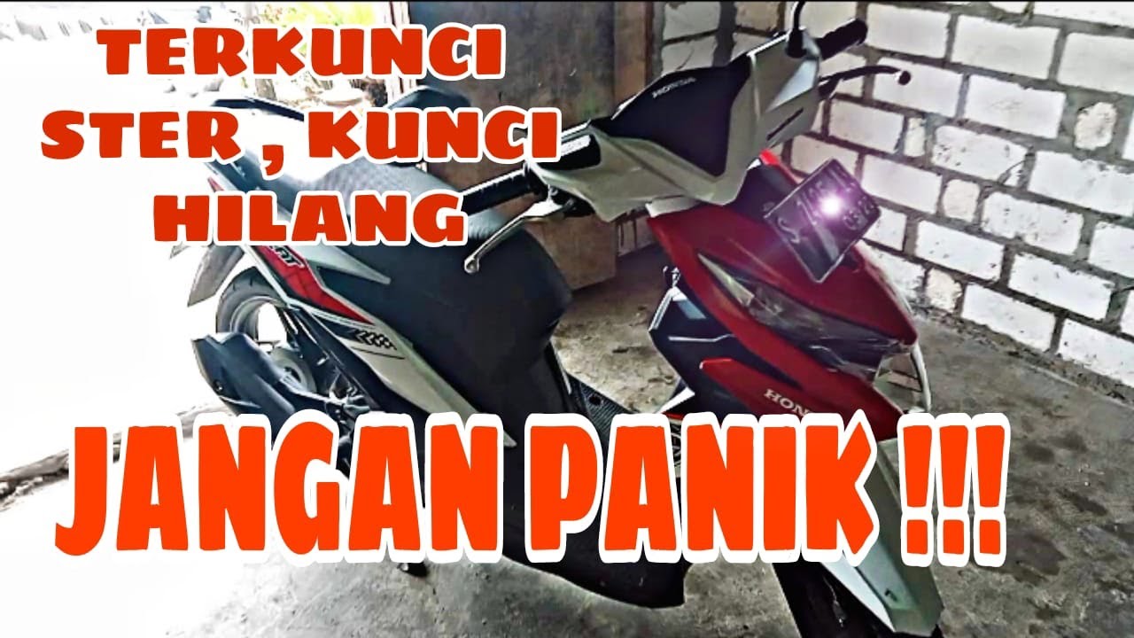 Kunci Motor Hilang Stang Terkunci
