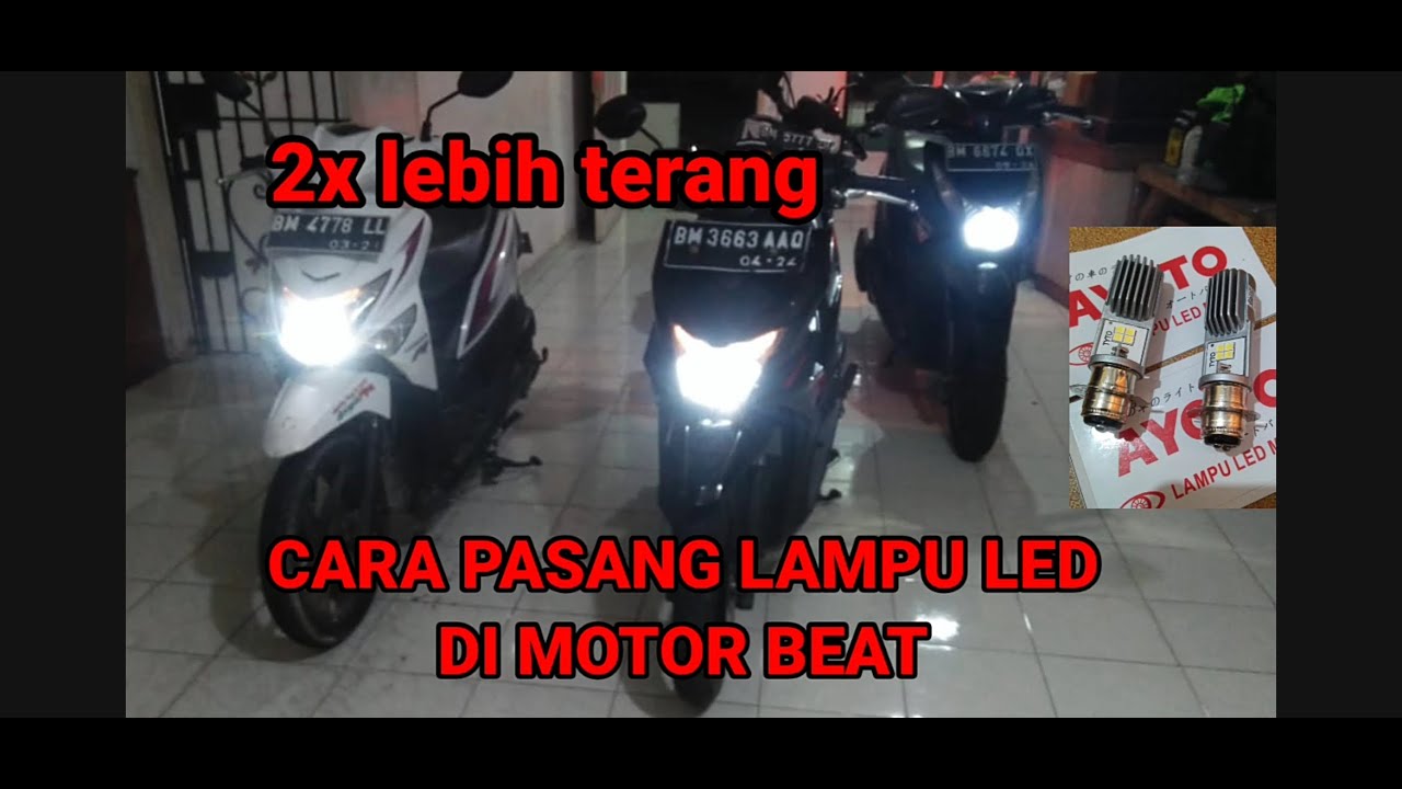 Cara Ganti Lampu Depan Beat Street
