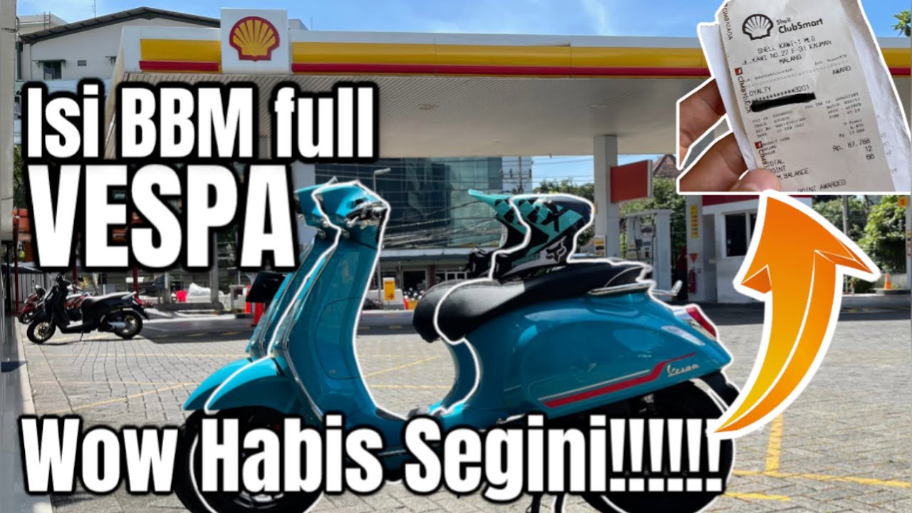 Tempat Bensin Vespa Matic
