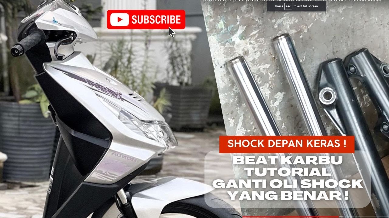 Shock Depan Keras Setelah Ganti Oli
