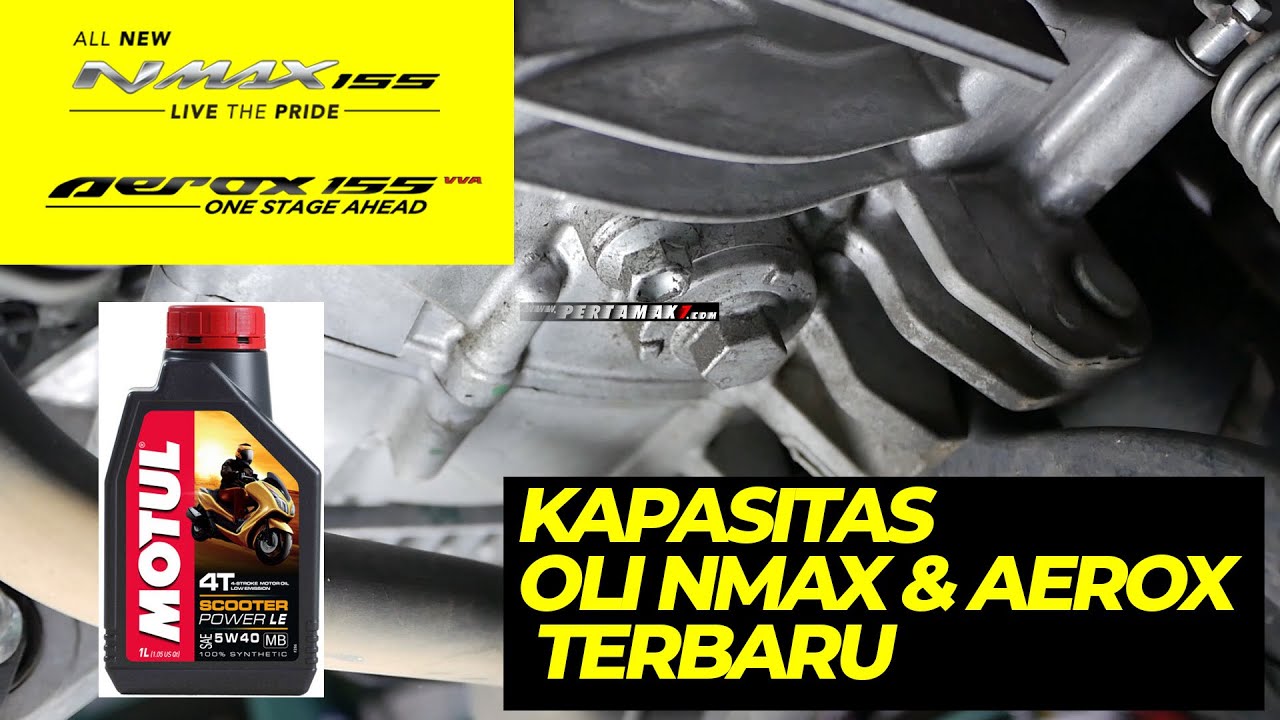 Kapasitas Oli Aerox 155
