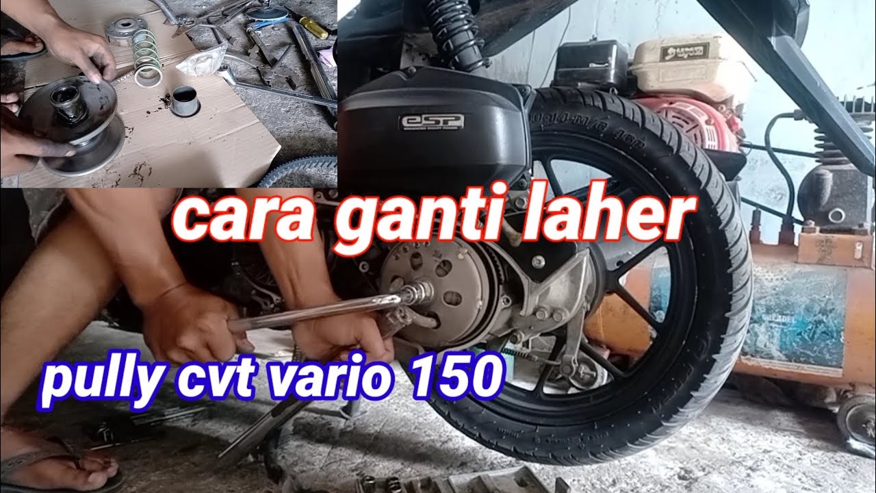 Cara Bongkar Cvt Vario
