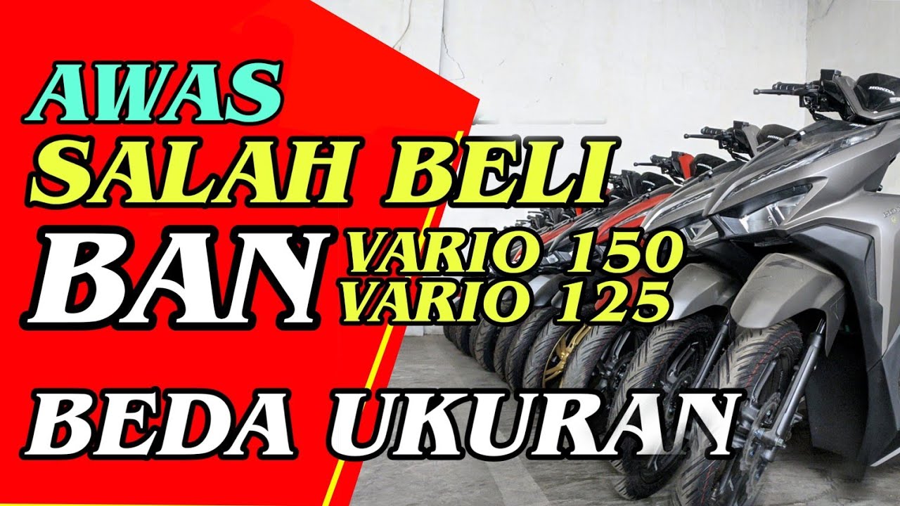 Ukuran Ban Honda Vario 150

