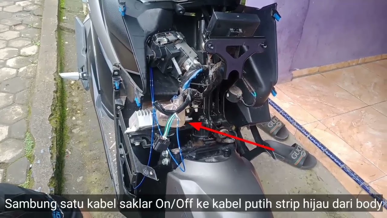 Cara Pasang Saklar Lampu Vario Pgm Fi
