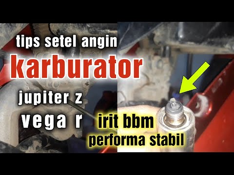 Cara Setting Angin Karburator Jupiter Z
