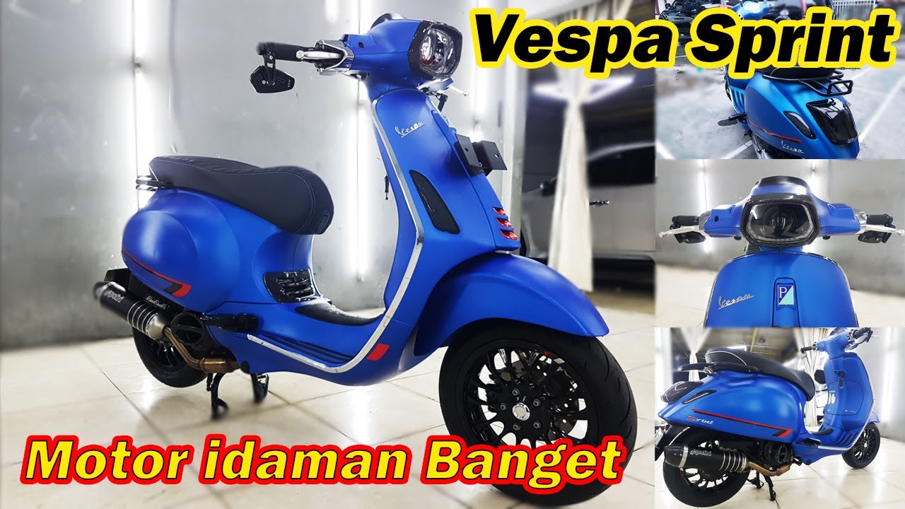 Warna Vespa Biru
