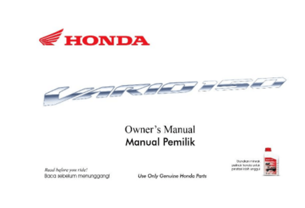 Honda Vario 150 Service Manual Pdf
