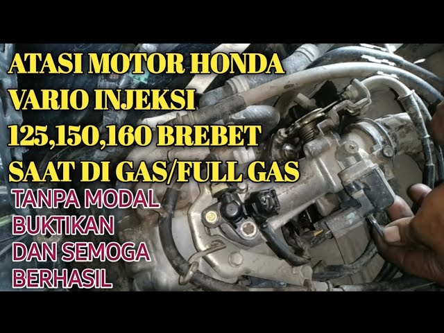 Apa Penyebab Motor Brebet Saat Di Gas
